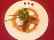 Panierte Pilzrolle mit Trüffelaroma - Rezept