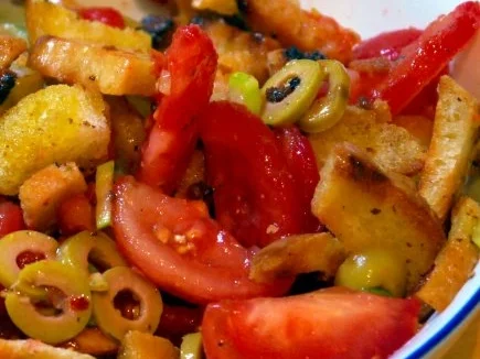 Rezept: Einfacher Brotsalat Bild Nr. 10 Einfacher Brotsalat - Rezept - Bild Nr. 10