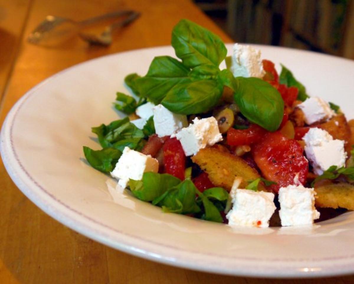 Einfacher Brotsalat - Rezept