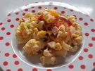 Fruchtiger Nudelsalat mit Mandarinen und Mango-Chutney - Rezept