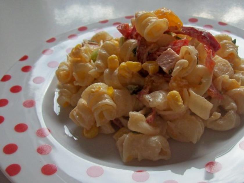 Fruchtiger Nudelsalat mit Mandarinen und Mango-Chutney - Rezept ...