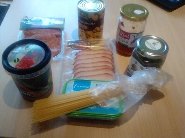 Rezept: Pasta Mista Quattro Stagioni oder Pizza zum Löffel - Gabeln Bild Nr. 2 Pasta Mista Quattro Stagioni oder Pizza zum Löffel - Gabeln - Rezept - Bild Nr. 2