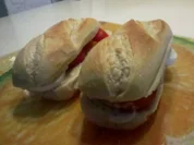 Rezept: Abendbrot: Baguettbrötchen mit Tomate und Ei Abendbrot: Baguettbrötchen mit Tomate und Ei - Rezept