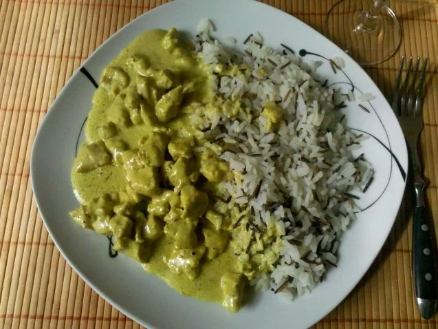 Geflügel: Green-Curry-Sahnegeschnetzeltes mit Wildreis - Rezept - Bild Nr. 10