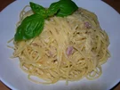 Spaghetti Carbonara "Deutsche Art" - Rezept