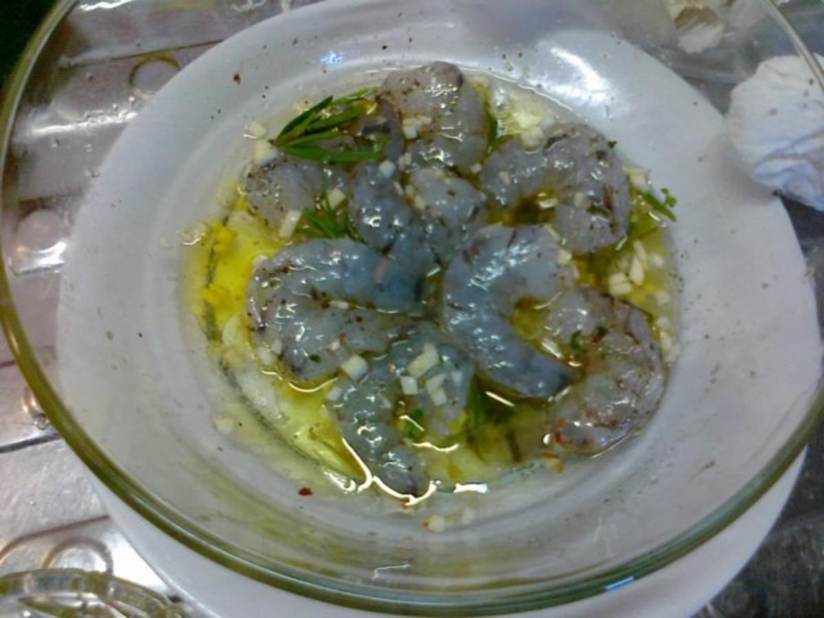 Riesen Garnelen - Spieße mit Heilbutt.... ...Frisch aus dem Meer und direkt auf den Grill - Rezept - Bild Nr. 5