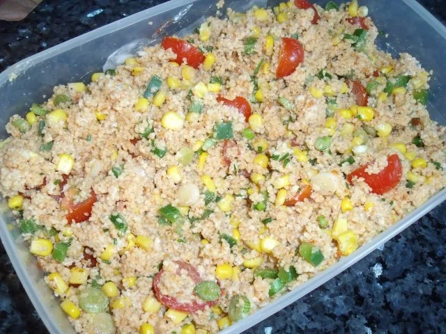 Couscous-Salat mit Mais und Sojasoße - Rezept - Bild Nr. 2
