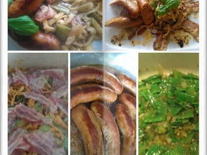 Bratwurst mit Nudelpfanne à la Biggi - Rezept - Bild Nr. 21