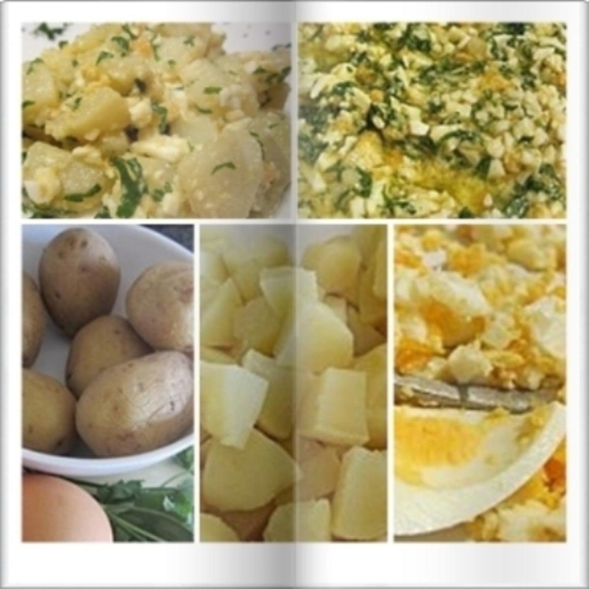 Warmer Kartoffelsalat mit Ei und Knoblauch - Rezept - Bild Nr. 14