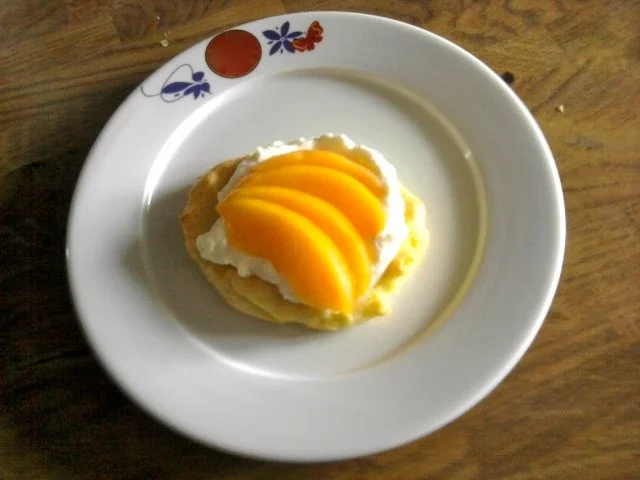 Pfirsich-Windbeutel - Rezept