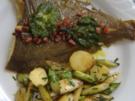Spargelgeröstel mit Maischolle - Rezept