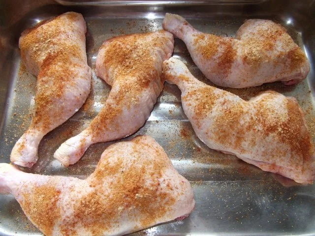 Rezept: Hähnchenschenkel Dieter´s Art Bild Nr. 3 Hähnchenschenkel Dieter´s Art - Rezept - Bild Nr. 3