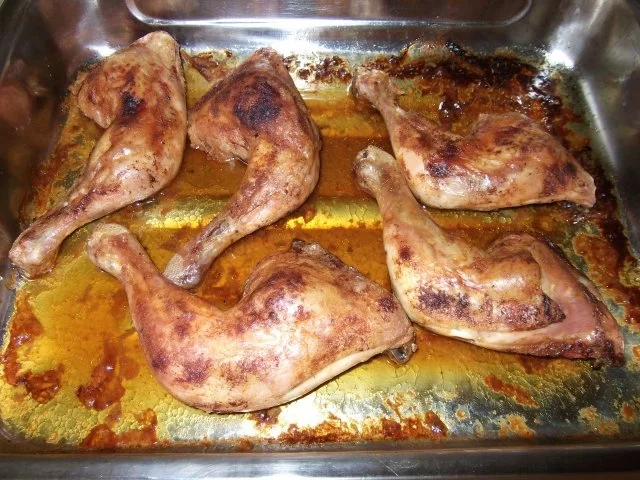 Rezept: Hähnchenschenkel Dieter´s Art Bild Nr. 4 Hähnchenschenkel Dieter´s Art - Rezept - Bild Nr. 4