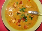 Suppe : Kanarische Kichererbsensuppe mit Chorizoeinlage - Rezept