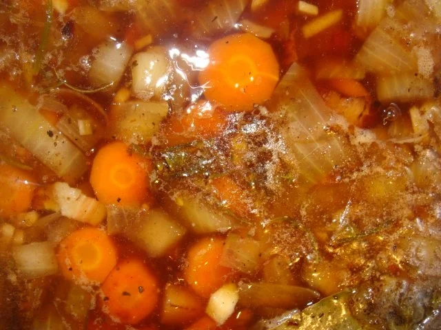 Suppe : Kanarische Kichererbsensuppe mit Chorizoeinlage - Rezept - Bild Nr. 3