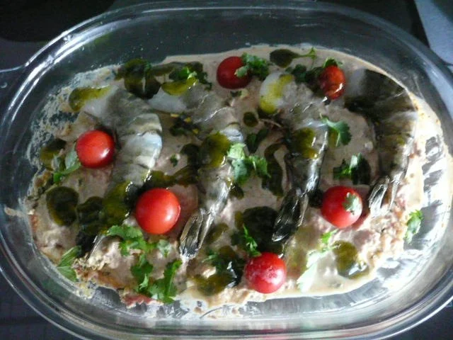 Rezept: SPARGEL /mit Thunfisch & Langostinos Bild Nr. 8 SPARGEL /mit Thunfisch & Langostinos - Rezept - Bild Nr. 8