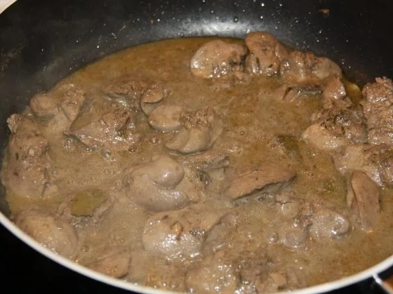 Hähnchen Leber Mariniert auf Feldsalat - Rezept - Bild Nr. 5