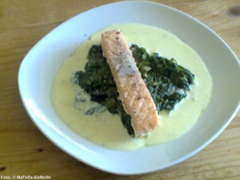 Lachs auf Blattspinat - einfach - von tigerlilly63