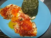Spinatstampf mit Spiegeleier - Rezept