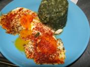Spinatstampf mit Spiegeleier - Rezept