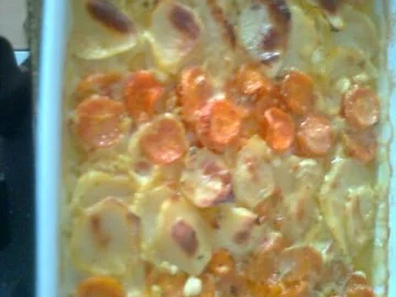 Möhren-Kartoffel-Gratin - Rezept