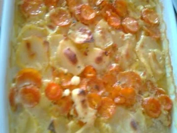 Möhren-Kartoffel-Gratin - Rezept - Bild Nr. 2