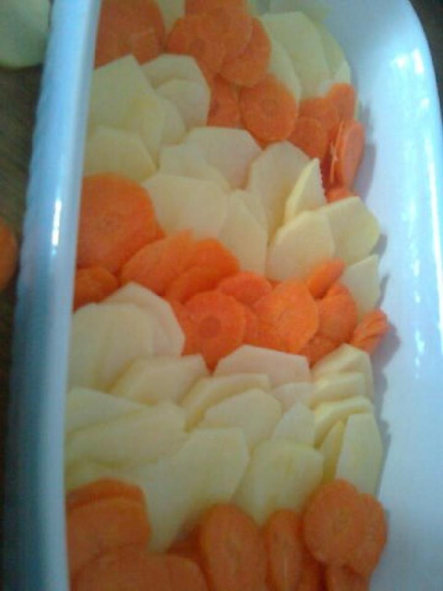 Möhren-Kartoffel-Gratin - Rezept - Bild Nr. 4