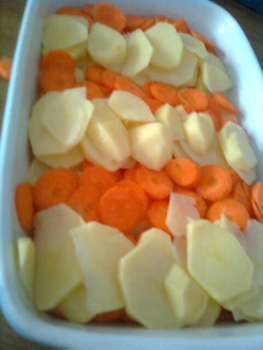 Möhren-Kartoffel-Gratin - Rezept - Bild Nr. 5