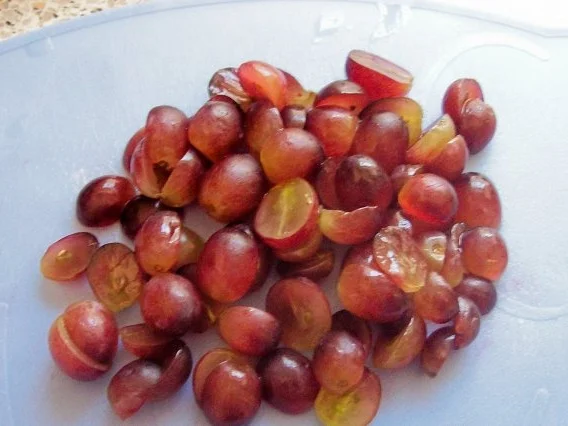 Hähnchengeschnetzeltes in Trauben-Meerrettich-Sahne - Rezept - Bild Nr. 6