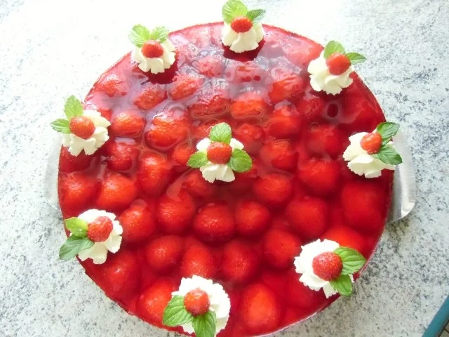 Rezept: ♥ Erdbeertorte ♥ ♥ Erdbeertorte ♥ - Rezept