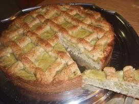 Rezept: Rhabarberkuchen nach Linzer Art Rhabarberkuchen nach Linzer Art - Rezept