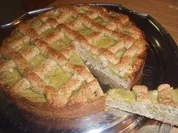 Rhabarberkuchen nach Linzer Art - Rezept