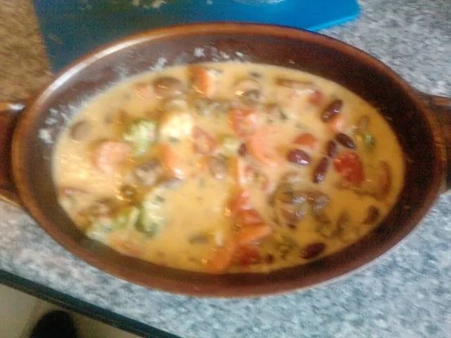 Rezept: Beilage: Die-Guten -kommen-ins-Töpfchen-Gemüseauflauf verschärft Bild Nr. 6 Beilage: Die-Guten -kommen-ins-Töpfchen-Gemüseauflauf verschärft - Rezept - Bild Nr. 6