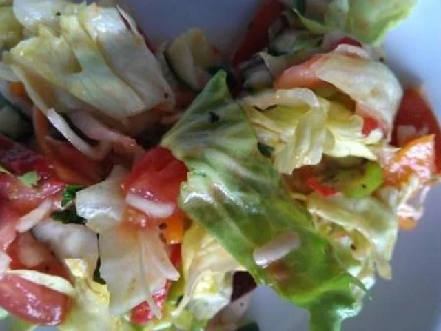 Hähnchenbrust mit frischem Salat und Obst à la Biggi - Rezept - Bild Nr. 12