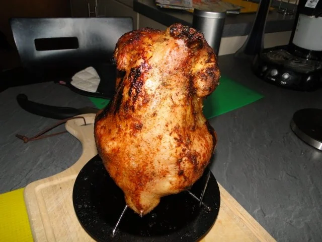 Rezept: Unser 1. frisches Hähnchen auf unserem neuen Gasgrilll Unser 1. frisches Hähnchen auf unserem neuen Gasgrilll - Rezept