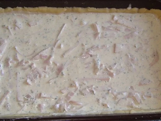 Rezept: Spargel-Quiche mit Schinken Bild Nr. 4 Spargel-Quiche mit Schinken - Rezept - Bild Nr. 4