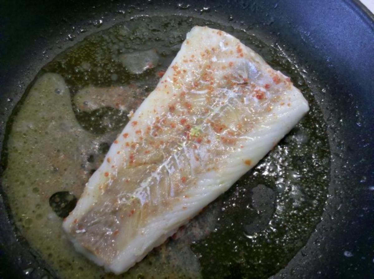 Fisch: Pikanter Kabeljau mit Dill-Senfsoße und thailändischen Klebreis - Rezept - Bild Nr. 11
