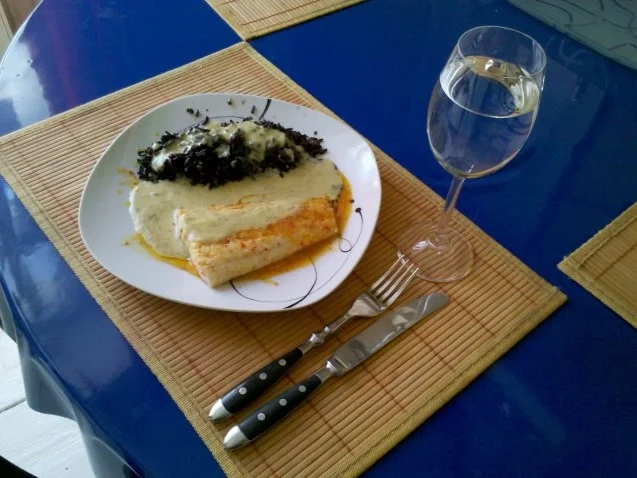 Fisch: Pikanter Kabeljau mit Dill-Senfsoße und thailändischen Klebreis - Rezept - Bild Nr. 13