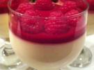Bayrische Creme mit Himbeermark - Rezept