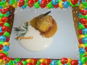 Pfirsiche aus dem Ofen in Bratfolie gegart mit Rosmarin - Mascapone - Rezept