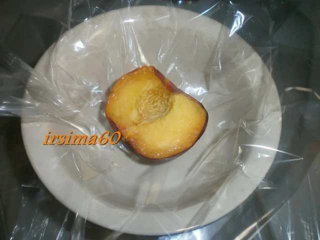 Rezept: Pfirsiche aus dem Ofen in Bratfolie gegart mit Rosmarin - Mascapone Bild Nr. 8 Pfirsiche aus dem Ofen in Bratfolie gegart mit Rosmarin - Mascapone - Rezept - Bild Nr. 8