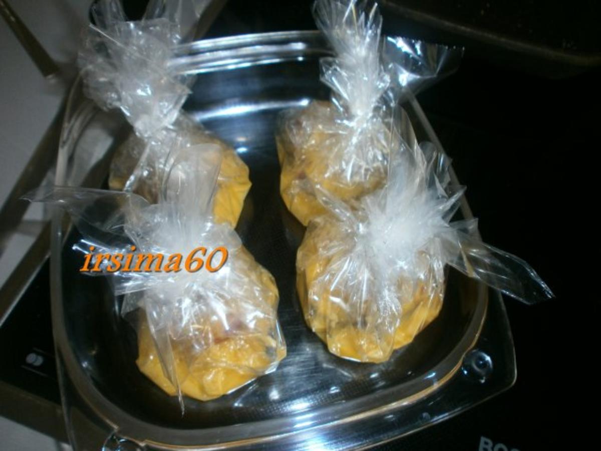 Pfirsiche aus dem Ofen in Bratfolie gegart mit Rosmarin - Mascapone - Rezept - Bild Nr. 12