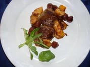 Medaillons vom Hirsch und Strauß - Rezept