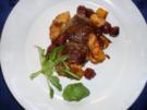 Medaillons vom Hirsch und Strauß - Rezept