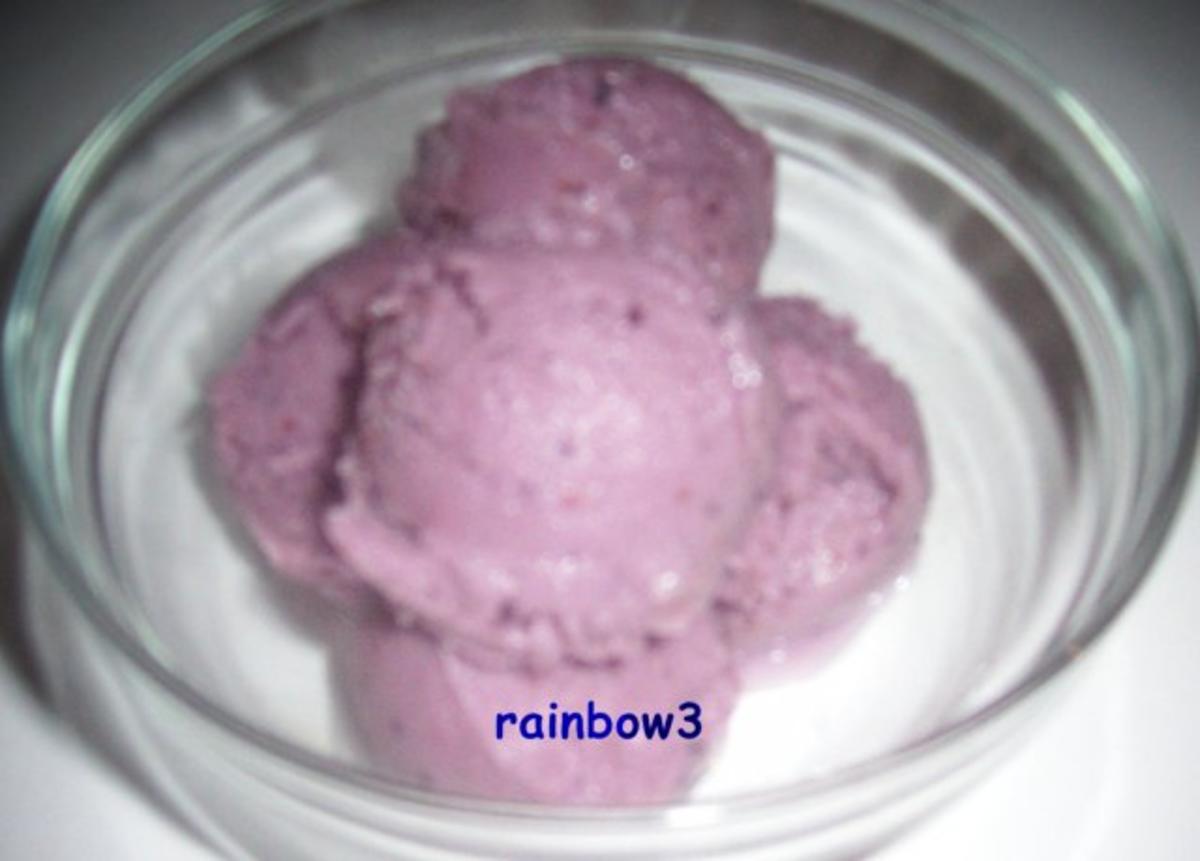 Dessert: Heidelbeer-Joghurt-Eis - Rezept von rainbow3