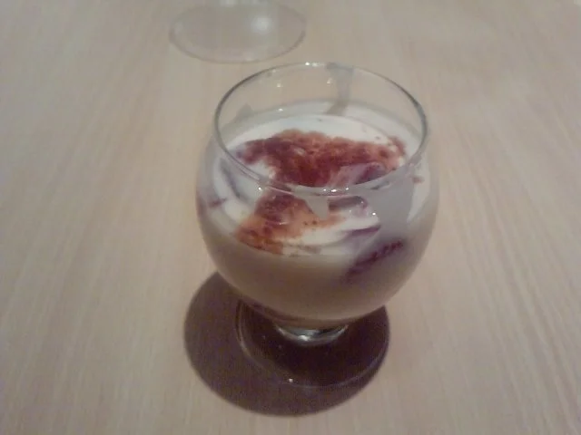 Dessert: Joghurt Tutti Frutti ohne Länderpunkte aber mit Mehrfach-Schuss - Rezept