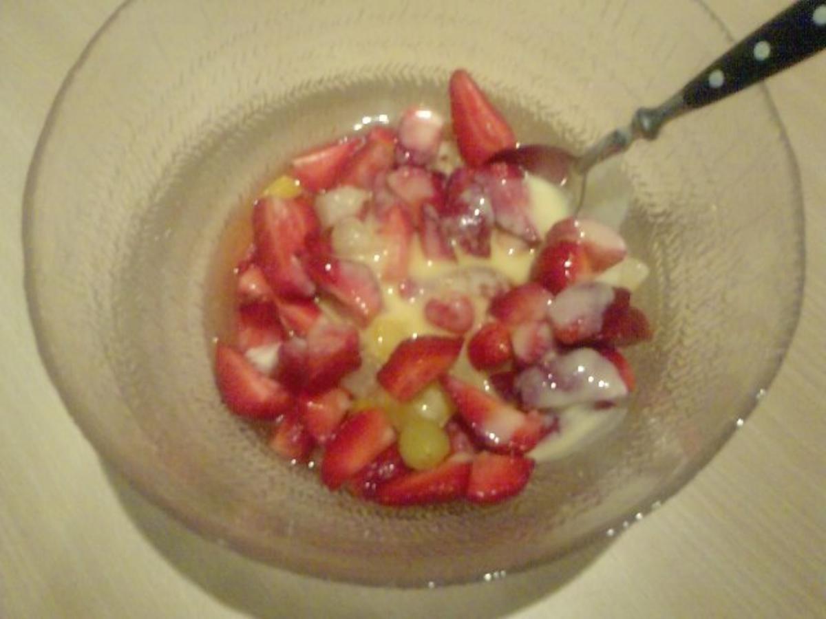 Dessert: Joghurt Tutti Frutti ohne Länderpunkte aber mit Mehrfach-Schuss - Rezept - Bild Nr. 6