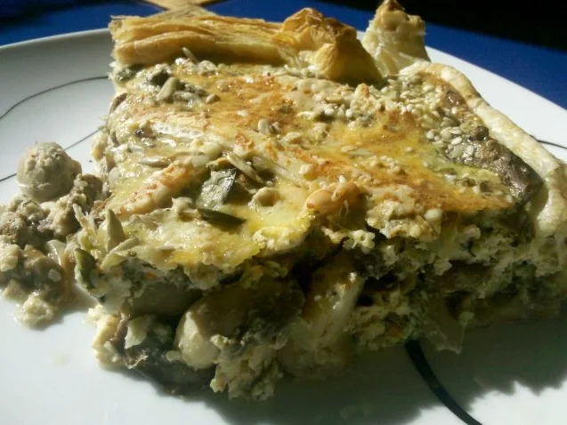 Rezept: Quiche: Waldpilzquiche â la Gudrun Quiche: Waldpilzquiche â la Gudrun - Rezept