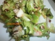 Salatherzen mit Preiselbeer - Dressing - Rezept