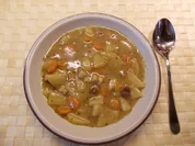 Rezept: Kartoffel-Karottengemüse mit Dörrfleisch Kartoffel-Karottengemüse mit Dörrfleisch - Rezept